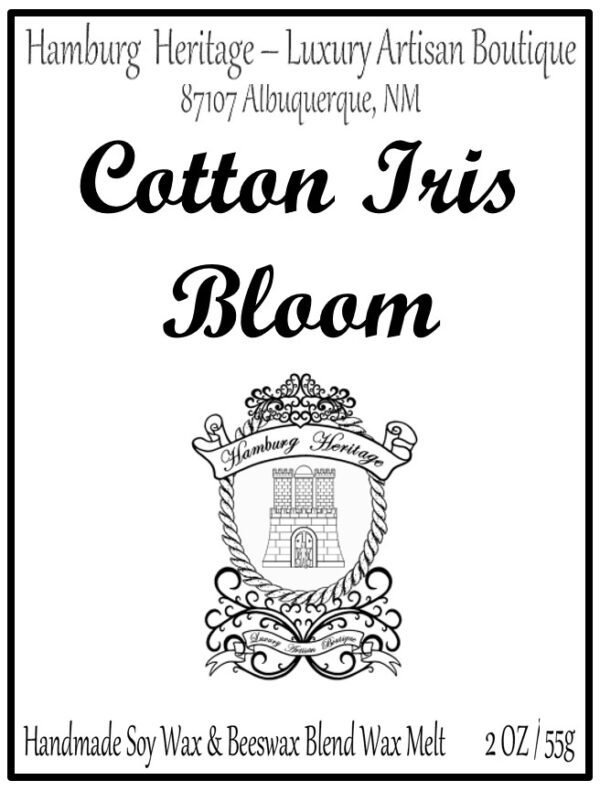 Cotton Iris Bloom Wax Melts - Image 2